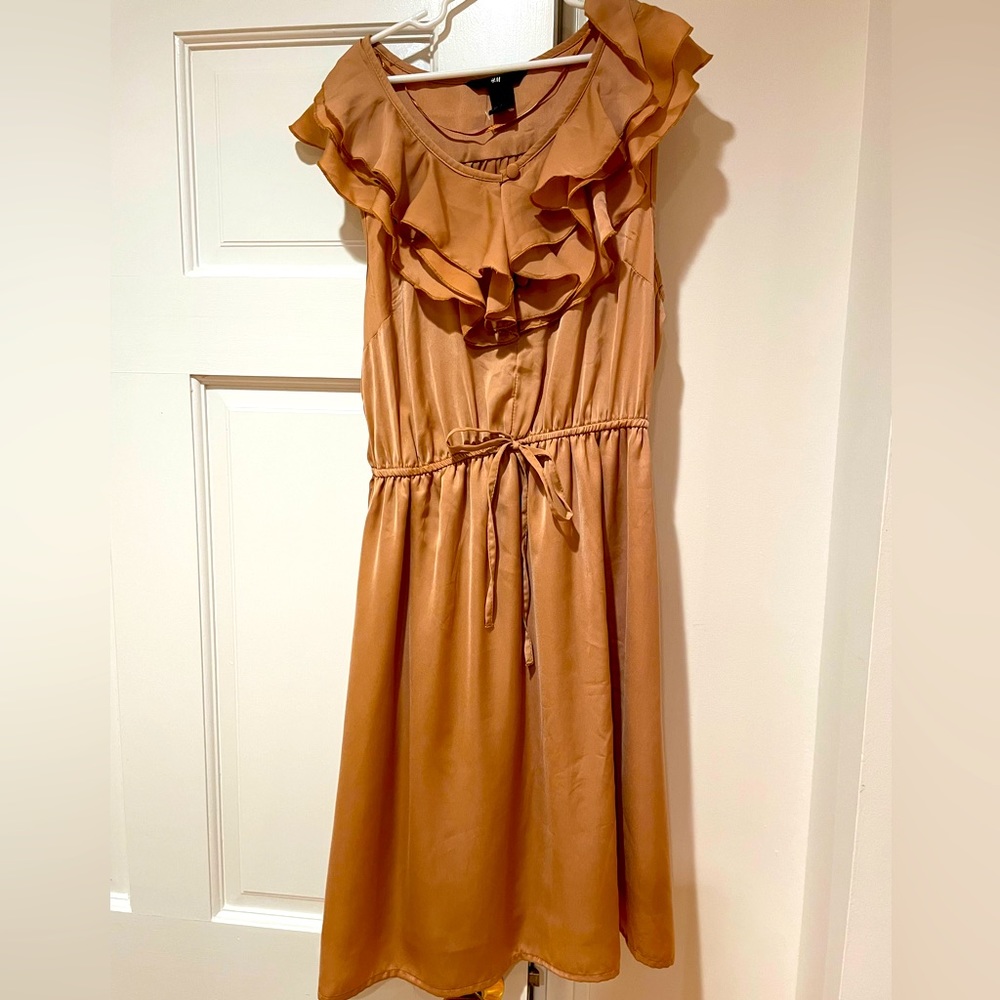 H&M ruffle dress